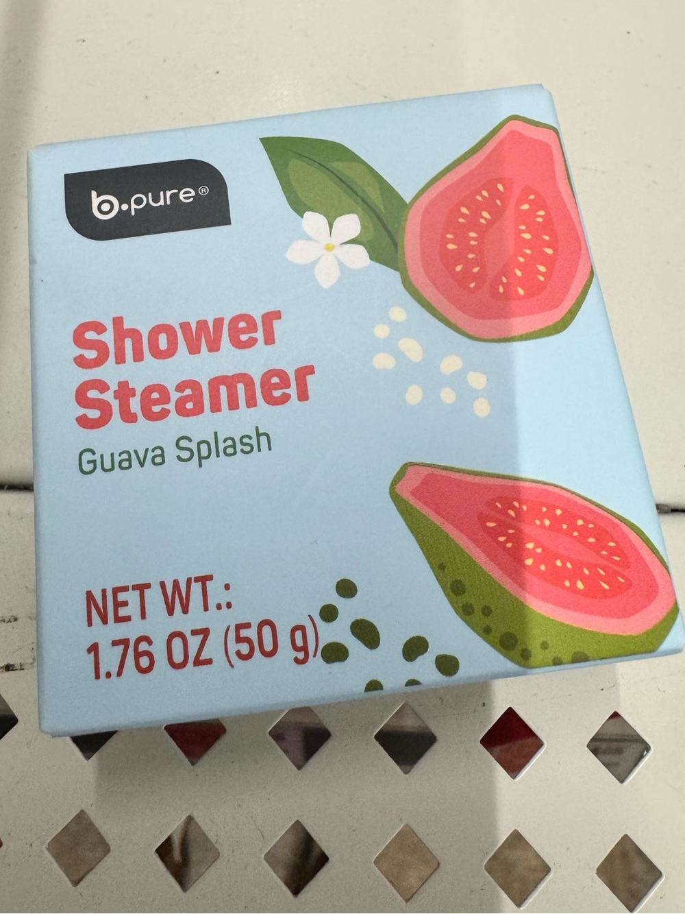 Guava Splash Shower Steamer — Light Blue